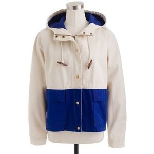 J. Crew Sail Jacket in Colorblock Cotton